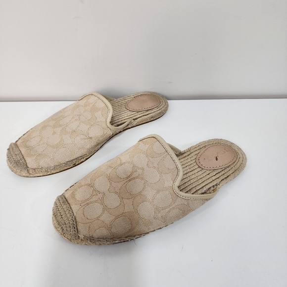 Coach espadrille flats, size 8 - Picture 1 of 6